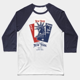 New york playing cards graphic. Baseball T-Shirt